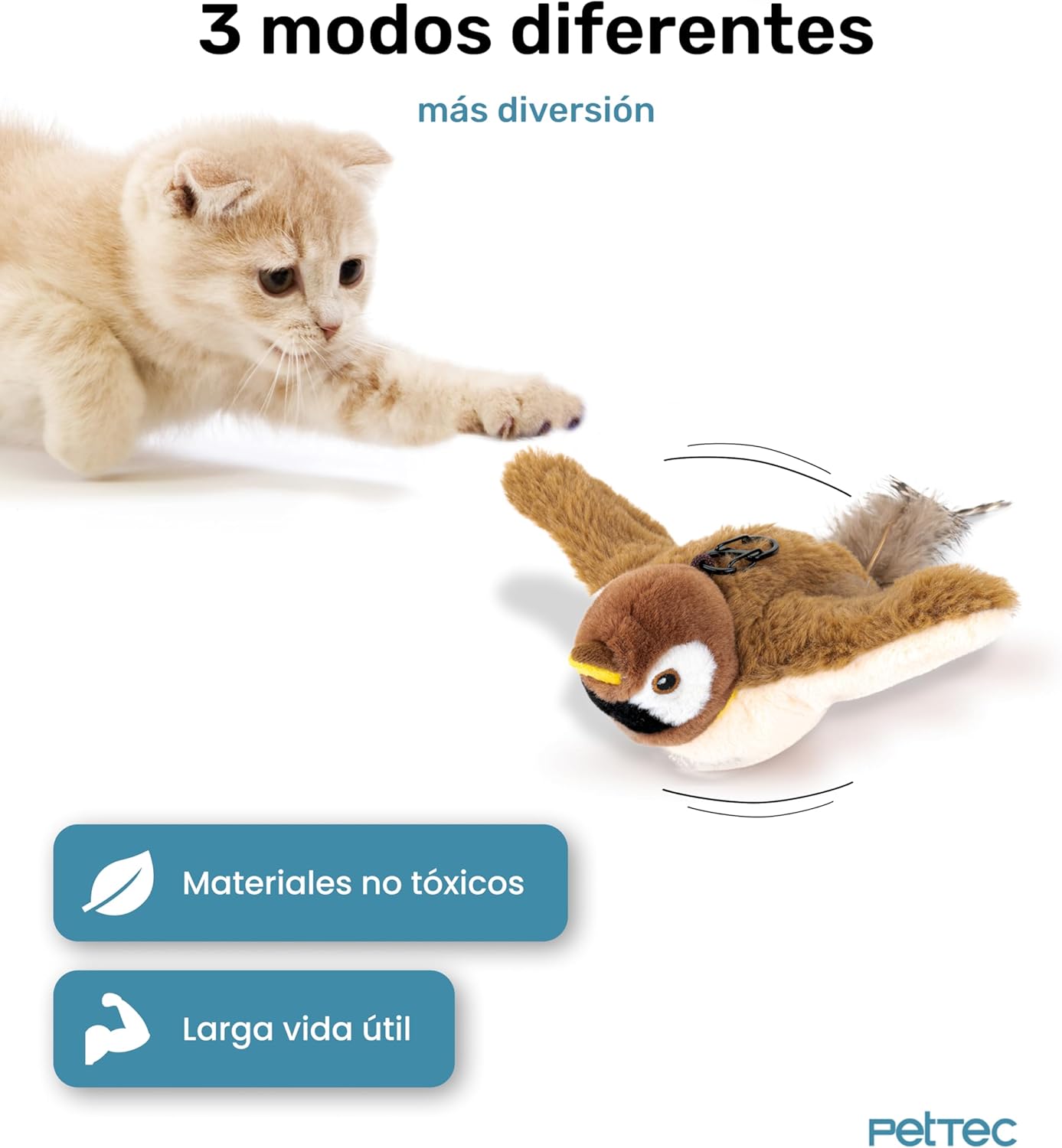 Juguete para gatos pajaro volador 2026
