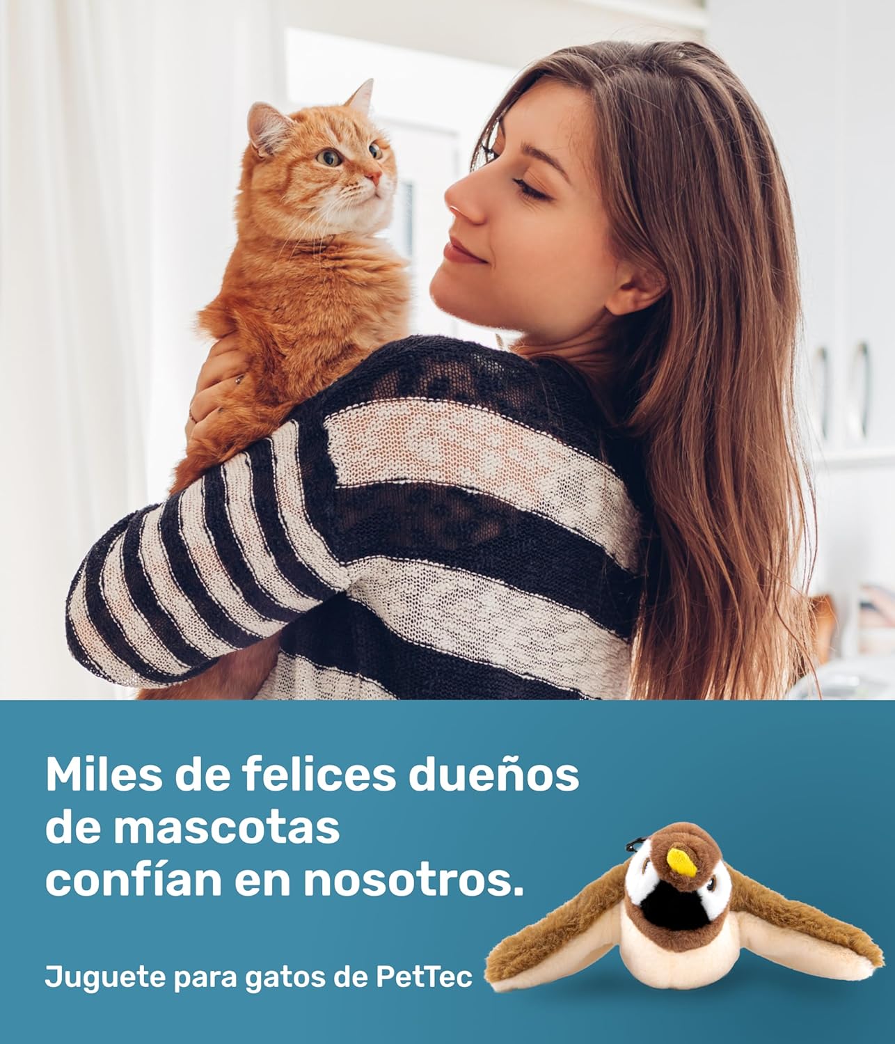 Juguete para gatos pajaro volador 2026