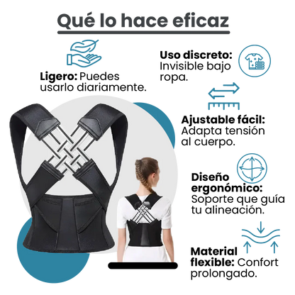 PosturePro™ Corrector de Postura Ergonómico Premium 2026